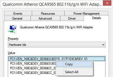 qualcomm atheros ar9285 driver windows 10 update